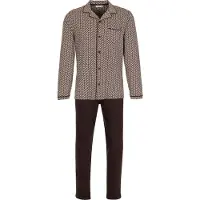 Pastunette Pyjama long 'Urban Essence' brun foncé