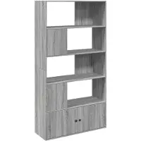 vidaXL Bibliothèque sonoma gris 100x36x189 cm bois d'ingénierie