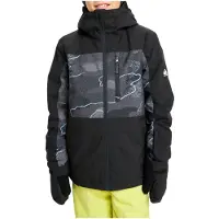 Quiksilver Side Hit Printed Jacket Noir 10 Years Garçon