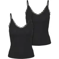 Urban Classics Tb7514a Sleeveless V Neck T-shirt 2 Units Noir XS Femme