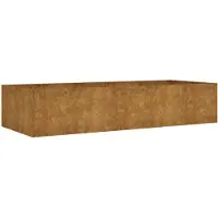 vidaXL Jardinière surélevée 200 x 80 x 40 cm en acier Corten