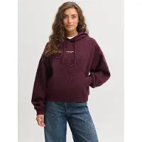 JJXX Sweat-shirt 'JXStudio Vesterbro' lie de vin / blanc