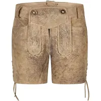 Spieth & Wensky Pantalon folklorique 'Barbie' beige clair / beige foncé