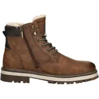 Mustang Veterschoenen Hoog Veterschoenen Hoog - Cognac - Maat 49