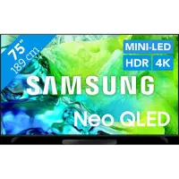 Samsung Neo QLED 75" QN80H (2026) + HW-S60D Noir (2024)