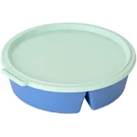 Koziol Boîte avec couvercle NORA BOX, compartimentée, bleue, 1,1 l,