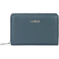 L.credi porte-monnaie Perla Zip Around Wallet Night Sea bleu gris