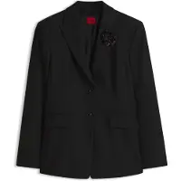 HUGO Blazer 'Asmalla' noir / argent