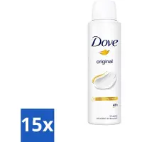 Dove Original - Déodorant en spray - Antitranspirant - 150 ml - Paquet de valeur - 15 pièces