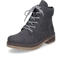 Rieker Femmes Bottes Bottes à lacets Gris Loisirs, Taille:42 EU