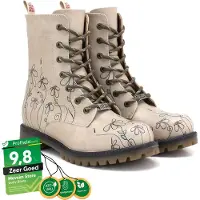 Goby Bottines à lacets 'MAT146' beige