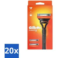 Gillette Lames de rasoir Fusion 5 – Design ergonomique – 2 lames de rechange – Lot économique – 20 pièces