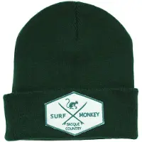 Surf Monkey Bonnet vert foncé