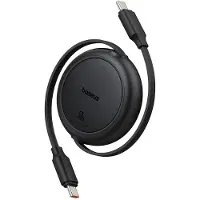 Baseus Free2Pull Mini Usb-C To Usb-C Cable, 60W, 1, (Black)