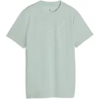 Puma Filles, T-shirt de sport, TAD ESS Cat Logo Tee G (140), Vert, Blanc, 140