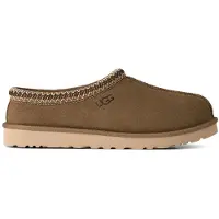 Ugg pour homme. 1174671 Chaussons en cuir Tasman II marron moyen (40), Plat, Aucun, Homewear, Bronze