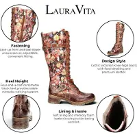 LAURA VITA Bottes marron