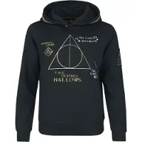 Harry Potter Sweat-shirt à capuche de - Les Reliques de la Mort - S - XXL - pour Femme - noir - Taille S