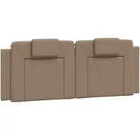 vidaXL Coussin de tête de lit "Viana" Cappuccino-Brun 120 cm Similicuir