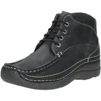 Wolky Roll Shoot Veterschoenen Hoog - Zwart - Maat 36