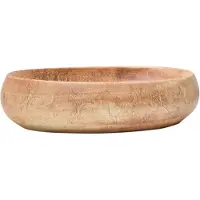 vidaXL Vasque à poser Marron Ovale 59x40x15 cm Céramique