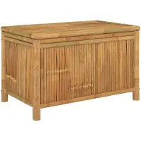 vidaXL Coffre de jardin 90x52x55 cm bambou