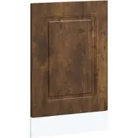 vidaXL Panneau de cache-lave-vaisselle Kalmar, chêne fumé, 45 x 1,5 x 57 cm