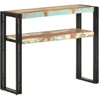vidaXL Table console 90x30x75 cm Bois de récupération massif