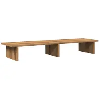 vidaXL Support d'écran Artisan-Chêne 100x27x15 cm Bois composite