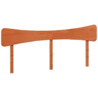 vidaXL Tête de lit brun cire 200 cm pin massif