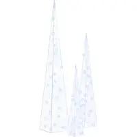 vidaXL Light : Dekorative LED 30 45 60 cm Acrylblau