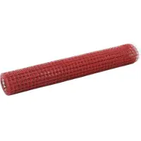 vidaXL Clôture en fil de fer acier avec revêtement PVC 10x1 m rouge