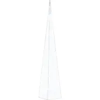 vidaXL Cône lumineux LED acrylique décoratif blanc froid 90 cm