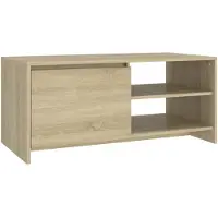 vidaXL Table basse chêne Sonoma 102x50x45 cm Bois composite
