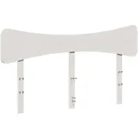 vidaXL Tête de lit blanc 160 cm pin massif