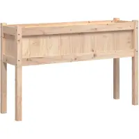 vidaXL Jardinières avec pieds 110x31x70 cm bois de pin massif