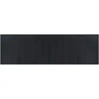 vidaXL Tapis rectangulaire noir 60x200 cm bambou