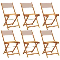 vidaXL 3214617, Terrasse, Assise rembourrée, Acacia, Polyester, Gris clair, 110 kg, 410 mm