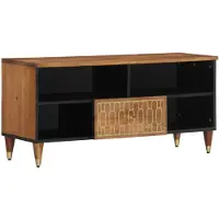 vidaXL Armoire TV 100x33x46 cm en bois massif de manguier