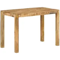 vidaXL Table de salle à manger 110x55x76 cm en bois massif de manguier