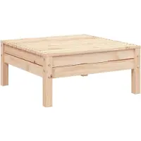 vidaXL Tabouret de jardin en pin massif