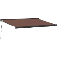 vidaXL Store automatique brun 450x300 cm