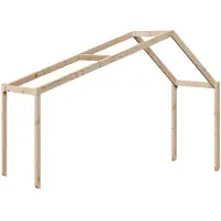 vidaXL Toit pour lit d'enfant 213x85,5x144,5 cm Pin massif