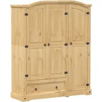 vidaXL Armoire Corona 151,5x52x186 cm Pin massif