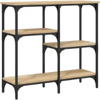 vidaXL Table console Chêne Sonoma 80x29x75 cm Bois d'ingénierie