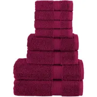 vidaXL Ensemble de serviettes de qualité supérieure SOLUND 8 pcs