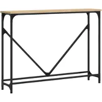 vidaXL Table console chêne sonoma 102x22,5x75 cm bois d'ingénierie