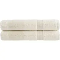 vidaXL Serviettes de sauna de qualité supérieure SOLUND 2 pcs crème