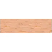 vidaXL Dessus de bureau 200x55x2,5 cm bois massif de hêtre