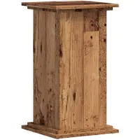 vidaXL Support pour plantes vieux bois 33x33x60 cm bois d'ingénierie